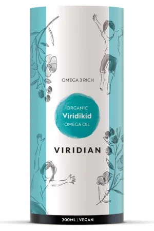 viridikid organic omega oil jar packaging